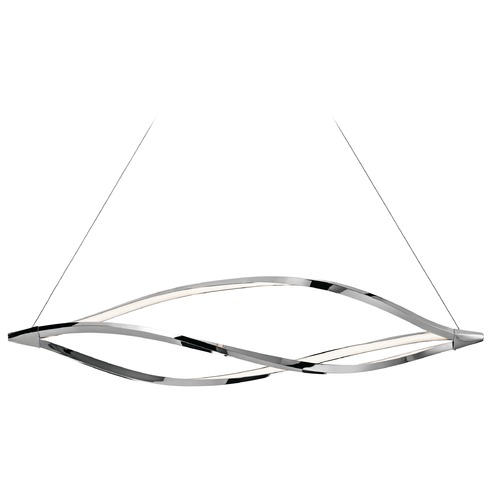 Elan Lighting Meridian 53-Inch Chrome LED Linear Light by Elan Lighting 83385