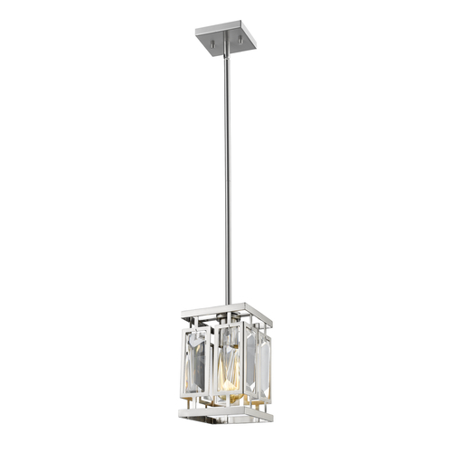 Z-Lite Mersesse Brushed Nickel Mini Pendant by Z-Lite 6006MP-BN