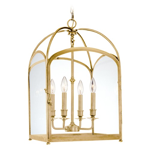 Hudson Valley Lighting Oxford Aged Brass Pendant by Hudson Valley Lighting 6484-AGB