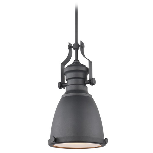 Matteo Lighting Cresswell Series Matte Black Pendant by Matteo Lighting C53801MB