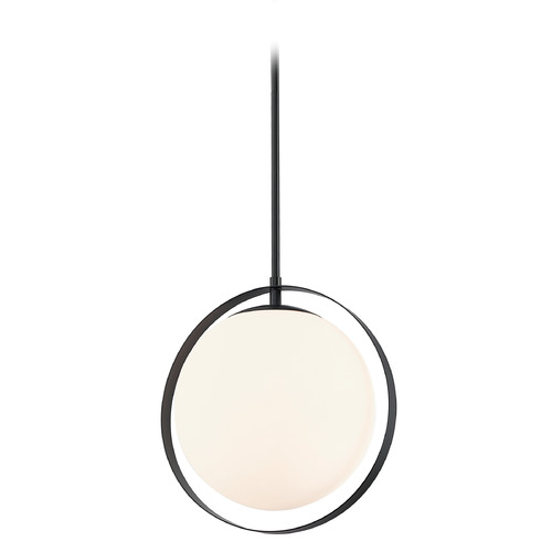 Midnetic Matte Black Pendant by Z-Lite