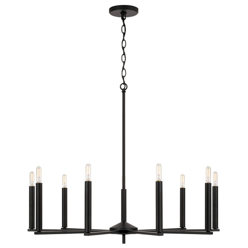 Portman Chandelier in Matte Black by HomePlace by Capital Lighting