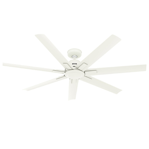 Hunter Fan Company Downtown Matte White Ceiling Fan Without Light