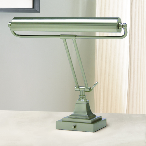Piano Lamp in Satin Nickel by House of Troy Lighting