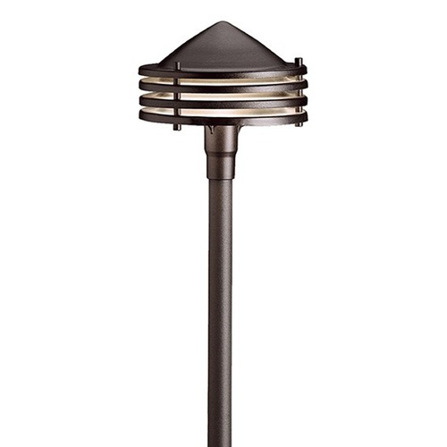 Kichler Lighting Galaxy 12V Path Light in Textured Architectual Bronze by Kichler Lighting 15318AZT