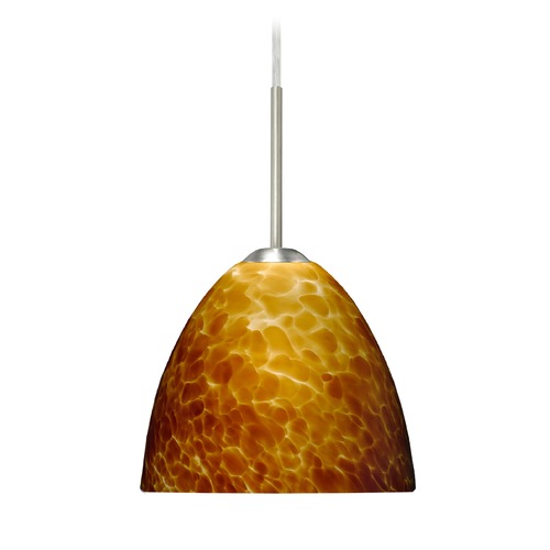 Besa Lighting Sasha II Satin Nickel LED Mini-Pendant Light