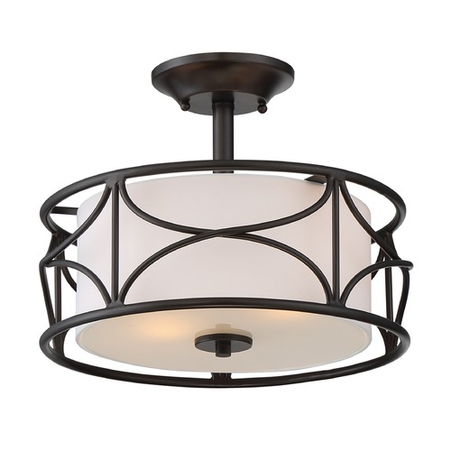 Designers Fountain Avara Oil Rubbed Bronze Semi-Flushmount Light
