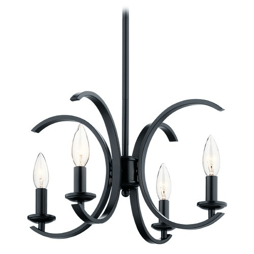 Kichler Lighting Cassadee 16-Inch Black Pendant by Kichler Lighting 52119BK