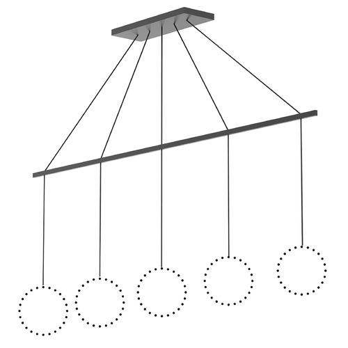 Marquee 86.5-Inch Linear Pendant Canopy System in Black by Kuzco Lighting