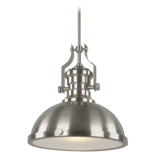 Matteo Lighting Cresswell Series Brushed Nickel Pendant by Matteo Lighting C53802BN