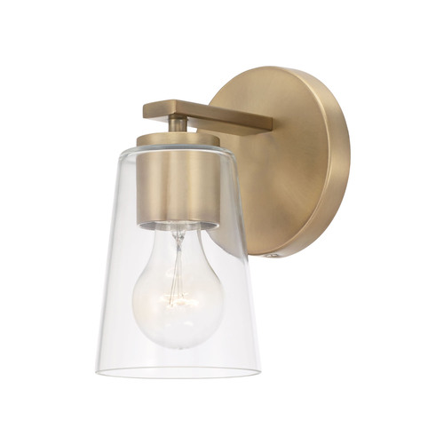 HomePlace by Capital Lighting Portman Wall Sconce in Aged Brass by HomePlace by Capital Lighting 648611AD-537
