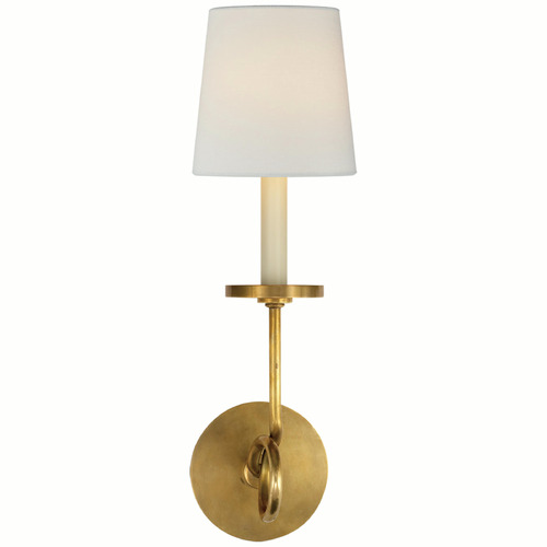 Visual Comfort Signature Collection Chapman & Myers Symmetric Twist Sconce in Brass by VC Signature CHD1610ABL