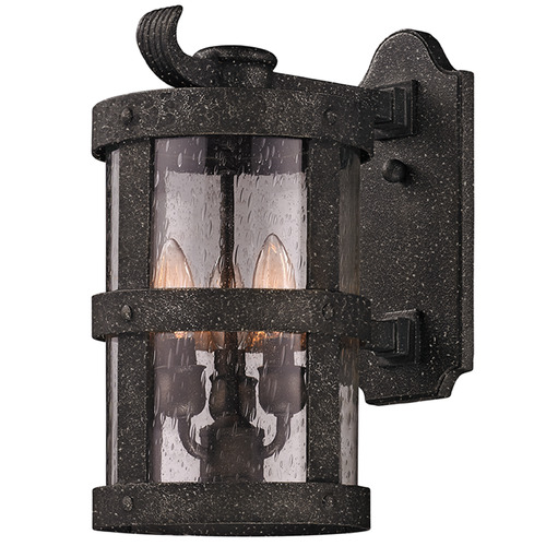 Troy Lighting Barbosa Aged Pewter Outdoor Wall Light
