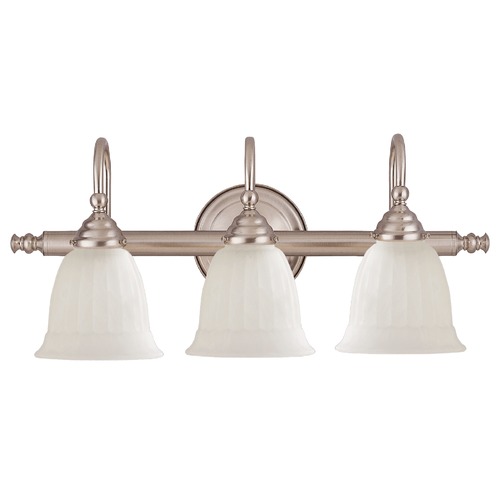 Satin Nickel Bathroom Lightby Savoy House