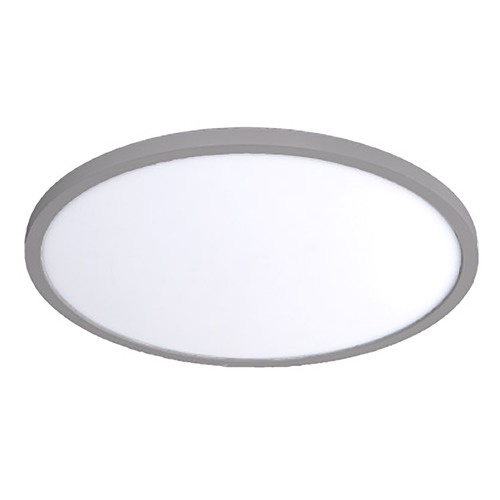 Round Brushed Nickel LED Flush Mount by WAC Lighting