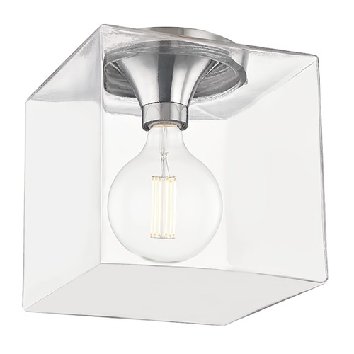 Mitzi by Hudson Valley Grace Polished Nickel LED Flush Mount by Mitzi by Hudson Valley H284501SQL-PN