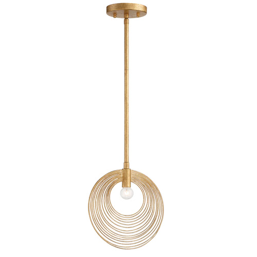 Crystorama Lighting Doral 10-Inch Pendant in Renaissance Gold by Crystorama Lighting DOR-B7700-RG