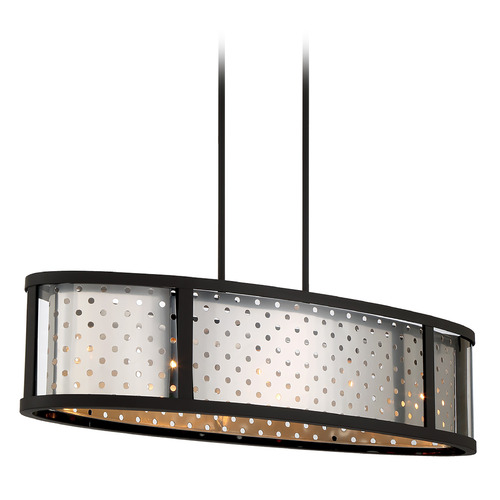 Eurofase Lighting Grado Island Pendant in Black & Silver by Eurofase Lighting 39417-015