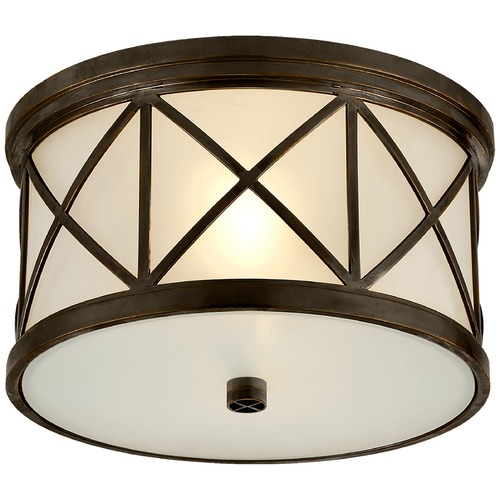 Visual Comfort Signature Collection Suzanne Kasler Montpelier Flush Mount in Bronze by Visual Comfort Signature SK4010BZFG