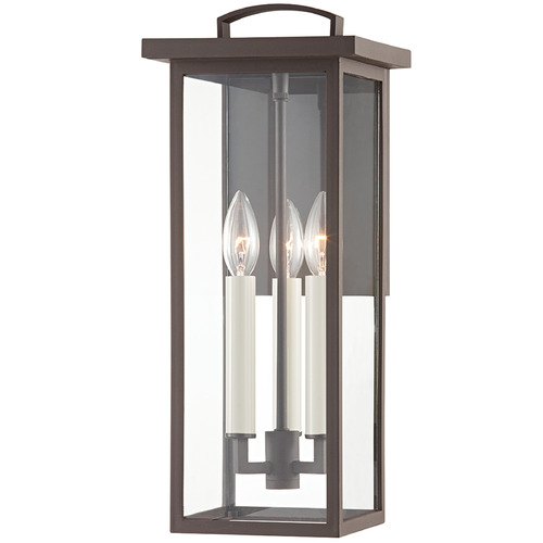Troy Lighting Eden Textured Bronze Outdoor Wall Light