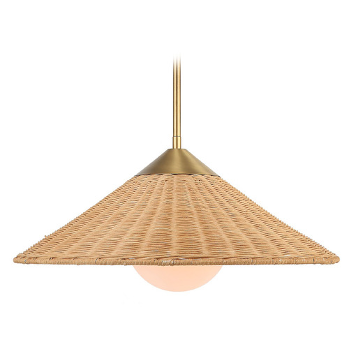 Phuvinh Antique Brass Pendant Light by Uttermost Lighting