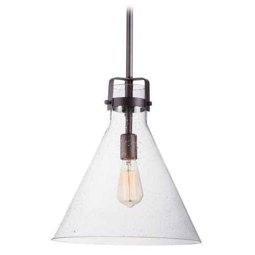 Maxim Lighting Seafarer Oil Rubbed Bronze LED Pendant Light with Conical Shade