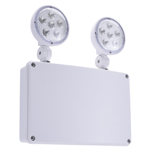 Satco Lighting White LED Exit & Emergency Sign