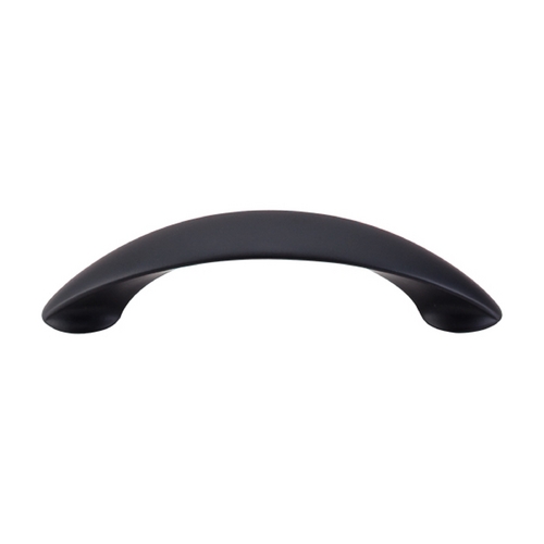 Modern Cabinet Pull in Flat Black Finish