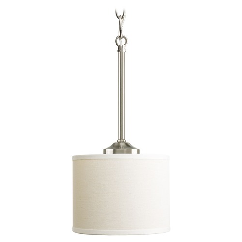 Progress Lighting Inspire Mini Pendant in Brushed Nickel by Progress Lighting P5065-09