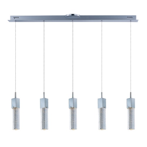 ET2 Lighting Fizz III 39-Inch LED Linear Pendant in Chrome by ET2 Lighting E22764-89PC