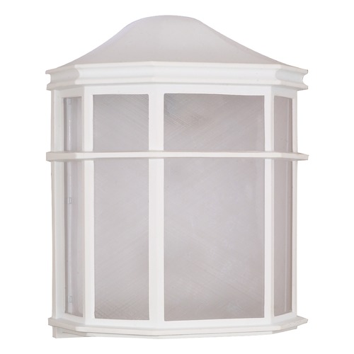 White Outdoor Wall Light by Nuvo Lighting