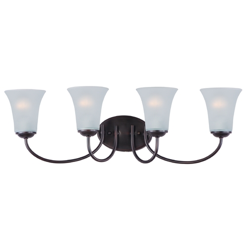 Logan Oil Rubbed Bronze Bathroom Light by Maxim Lighting