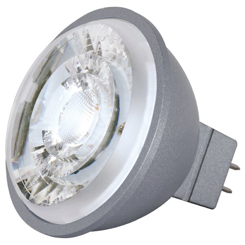Satco Lighting Satco 8W LED MR16 2700K 490 Lumens 15 deg. Beam GU5.3 Base 12 Volt AC/DC Dimmable S8635