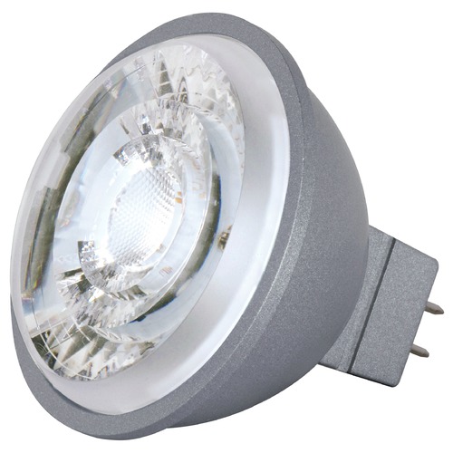 8W LED MR16 2700K 490 Lumens 15-Degree GU5.3 Base 12V AC/DC Dimmable by Satco Lighting