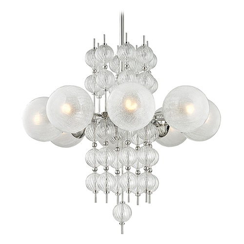 Hudson Valley Lighting Calypso Polished Nickel Chandelier by Hudson Valley Lighting 6433-PN