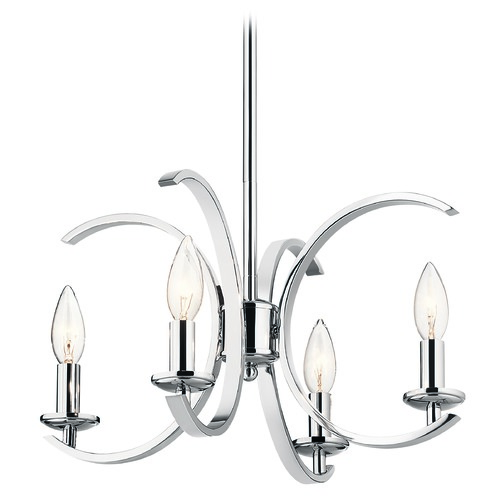 Kichler Lighting Cassadee 16-Inch Chrome Pendant by Kichler Lighting 52119CH