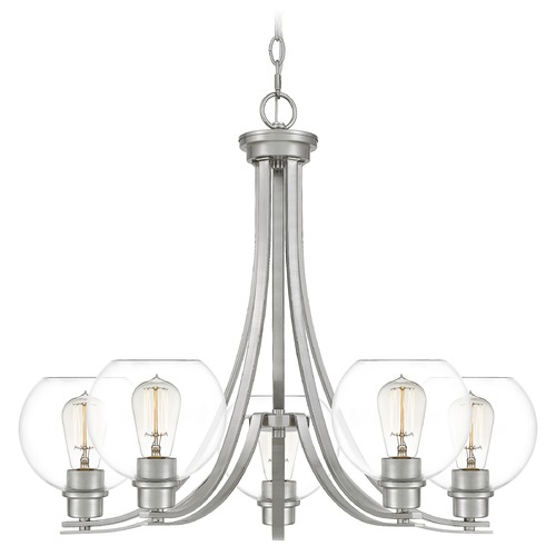 Quoizel Lighting Pruitt Brushed Nickel Chandelier by Quoizel Lighting PRUC5026BN