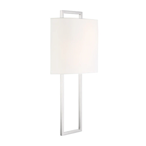 Fremont 2-Light Wall Sconce in Polished Nickel by Crystorama Lighting