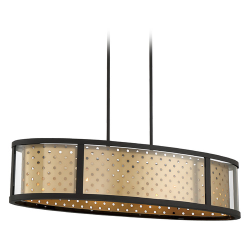 Eurofase Lighting Grado Island Pendant in Black & Gold by Eurofase Lighting 39417-022