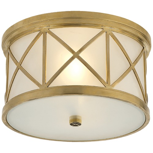 Visual Comfort Signature Collection Suzanne Kasler Montpelier Flush Mount in Brass by Visual Comfort Signature SK4010HABFG