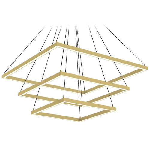 Kuzco Lighting Piazza Brushed Gold LED Pendant by Kuzco Lighting CH88332-BG