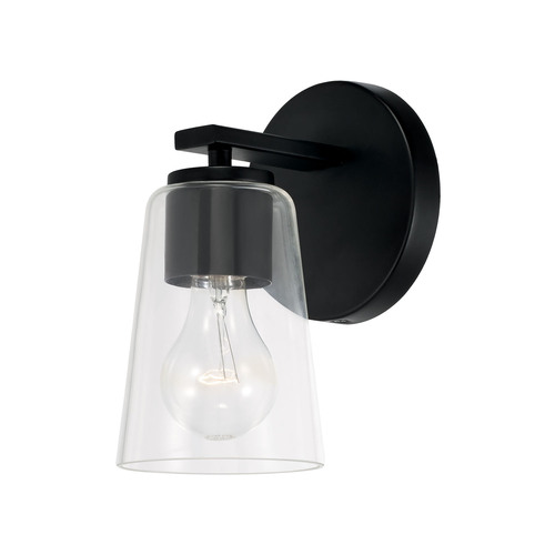 HomePlace by Capital Lighting Portman Wall Sconce in Matte Black by HomePlace by Capital Lighting 648611MB-537