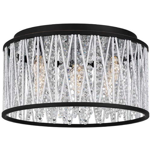 Quoizel Lighting Celeste Matte Black Flushmount Light