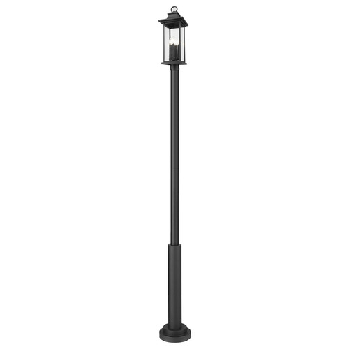 Z-Lite Z-Lite Tiberius Black Post Light 5017PHBR-5010P-BK