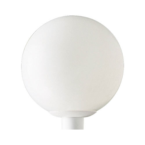 Progress Lighting White Acrylic Globe Post Light in White by Progress Lighting P5426-60
