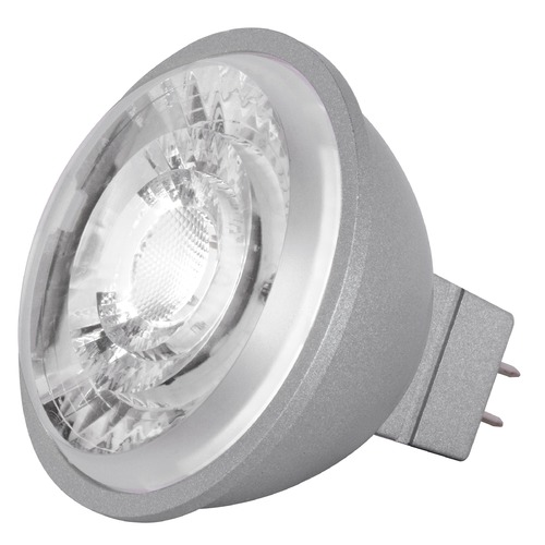 Satco Lighting Satco 8W LED MR16 3000K 490 Lumens 15 deg. Beam GU5.3 Base 12 Volt AC/DC Dimmable S8636