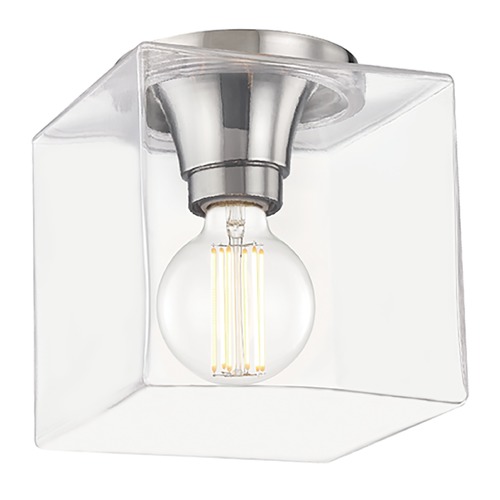 Mitzi by Hudson Valley Grace Polished Nickel LED Flush Mount by Mitzi by Hudson Valley H284501SQS-PN