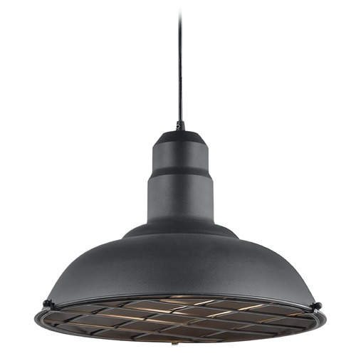 Clarkson Series Matte Black Pendant by Matteo Lighting