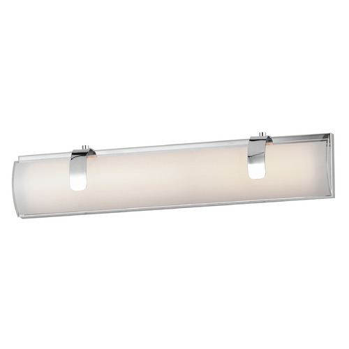Clutch 22-Inch LED Vanity Light in Polished Chrome by ET2 Lighting