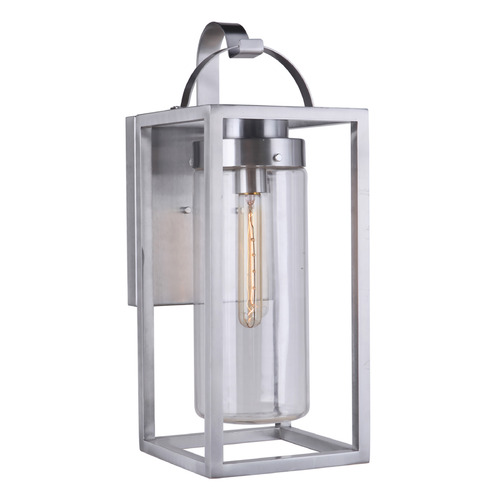 Craftmade Lighting Neo Satin Aluminum Outdoor Wall Light by Craftmade Lighting ZA4814-SA